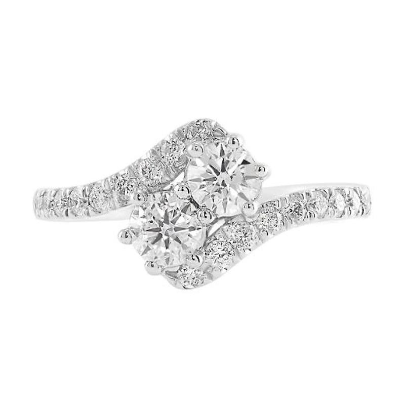 14K White Gold 1.00CTW Everlove Ring