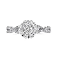 My Diamond Story 14K White Gold 0.75CTW Bridal Ring