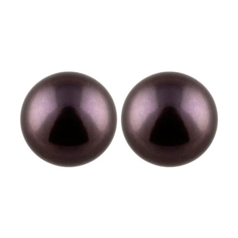 Large Pearl Stud Earrings