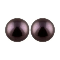 Large Pearl Stud Earrings