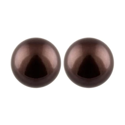Large Pearl Stud Earrings