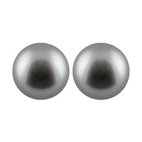 Large Pearl Stud Earrings