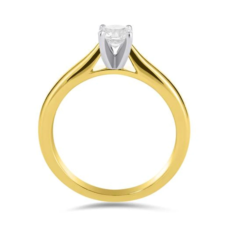 14K Yellow Gold Serenade 0.23CT Solitaire Engagement Ring