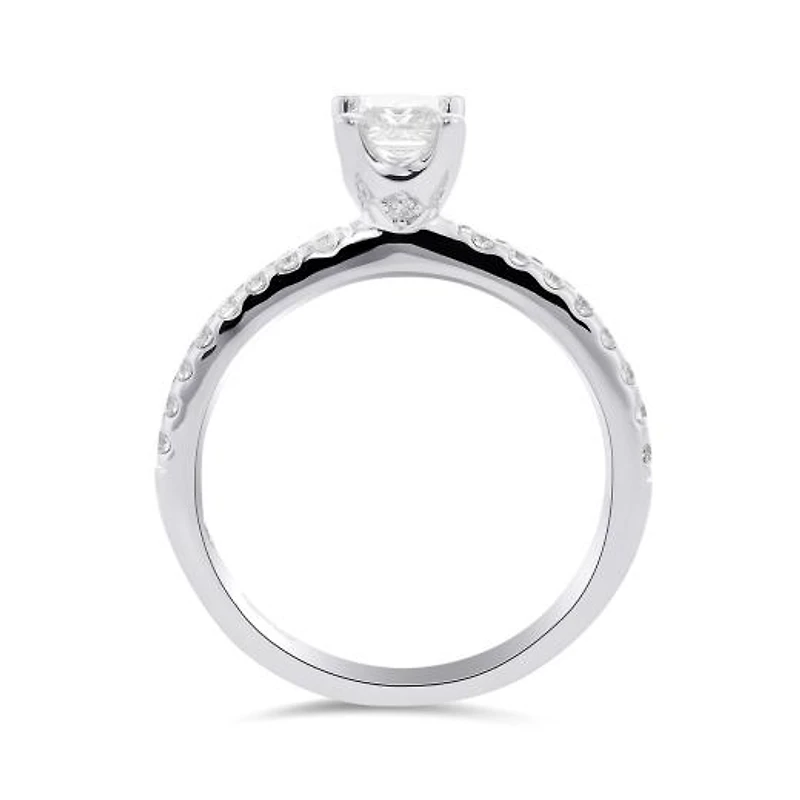 Charmed By Richard Calder 14K White Gold 0.74CTW Diamond Bridal Ring