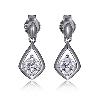 Elle "Promise" Cubic Zirconia Drop Earrings