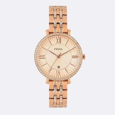 Fossil Women's Jacqueline Rose Gold-Tone Watch