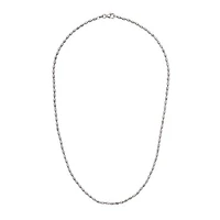 Sterling Silver 30" 3mm Rice Typhoon Chain