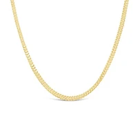 10K Yellow Gold 22" 3.4mm Diamond Cut Franco Chain
