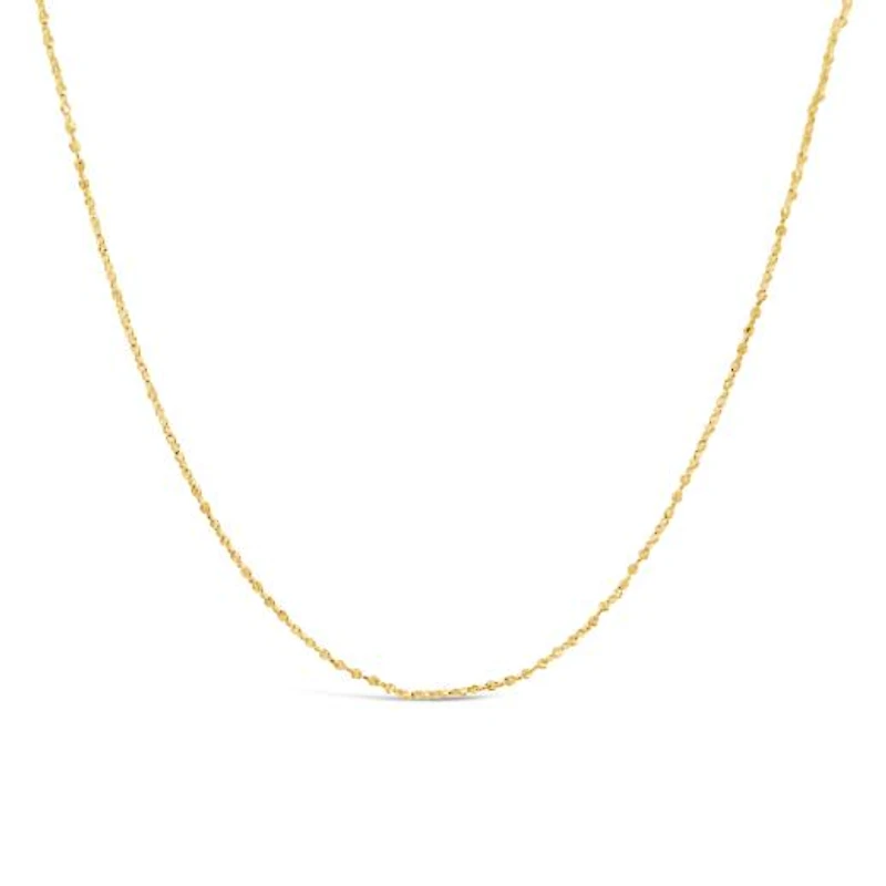 10K Yellow Gold 18" 0.90mm Serpentine Chain