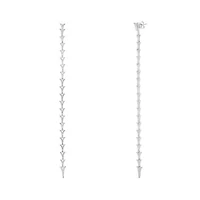 Sonia Danielle Sterling Silver Cubic Zirconia Earrings