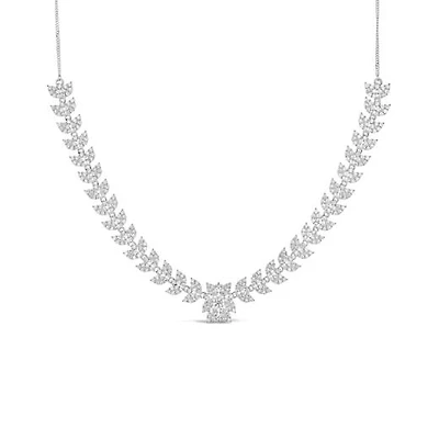 Sonia Danielle Sterling Silver Cubic Zirconia Necklace