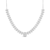 Sonia Danielle Sterling Silver Cubic Zirconia Necklace