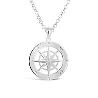 Sterling Silver 22" Nautical Compass