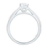 Glacier Fire 14K White Gold 0.70CT Ideal Cut Solitaire Ring
