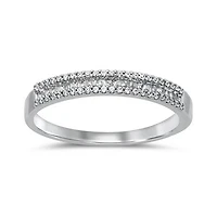 10K White Gold 0.25CTW Diamond Ring