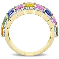 Julianna B 14K Yellow Gold Multi-Colour Sapphire Ring