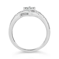 10K White Gold 0.25CTW Promise Ring