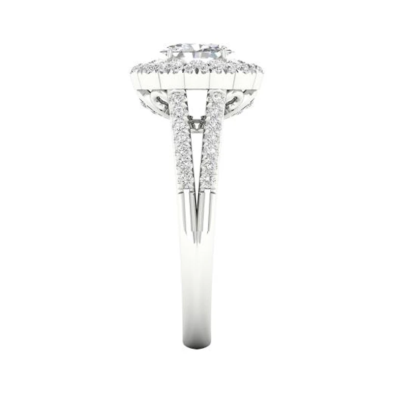 My Diamond Story 14K White Gold Oval Bridal Ring
