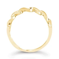 10K Yellow Gold Diamond Heart Ring