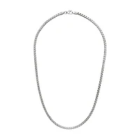 Sterling Silver 20" 2mm Round Box Chain