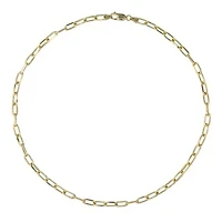 10K Yellow Gold 22" 4.95mm Paperclip Chain