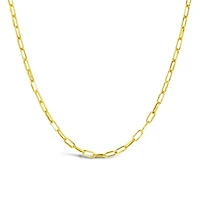 10K Yellow Gold 22" 4.95mm Paperclip Chain
