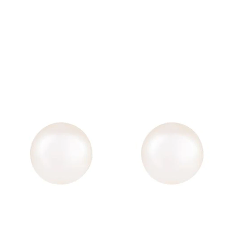 14K Yellow Gold 12-13mm Freshwater Pearl Earrings