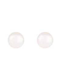14K Yellow Gold 12-13mm Freshwater Pearl Earrings