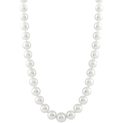 14K Yellow Gold 9-12mm South Sea Pearl Necklace