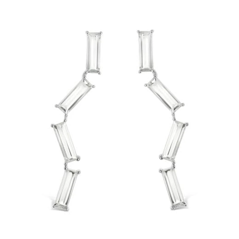 Sterling Silver Cubic Zirconia Earrings