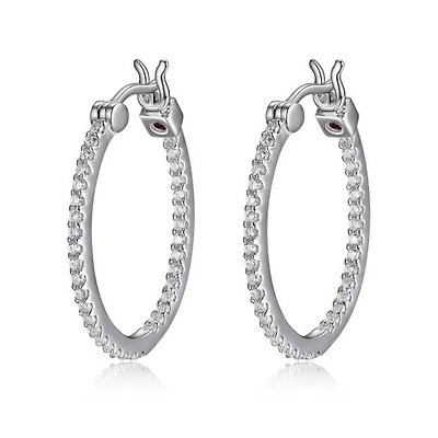 Elle Rodeo Drive Oval Hoop