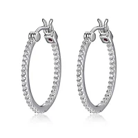 Elle Rodeo Drive Oval Hoop