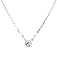 Glacier Fire 10K White Gold 0.20CTW Diamond Necklace