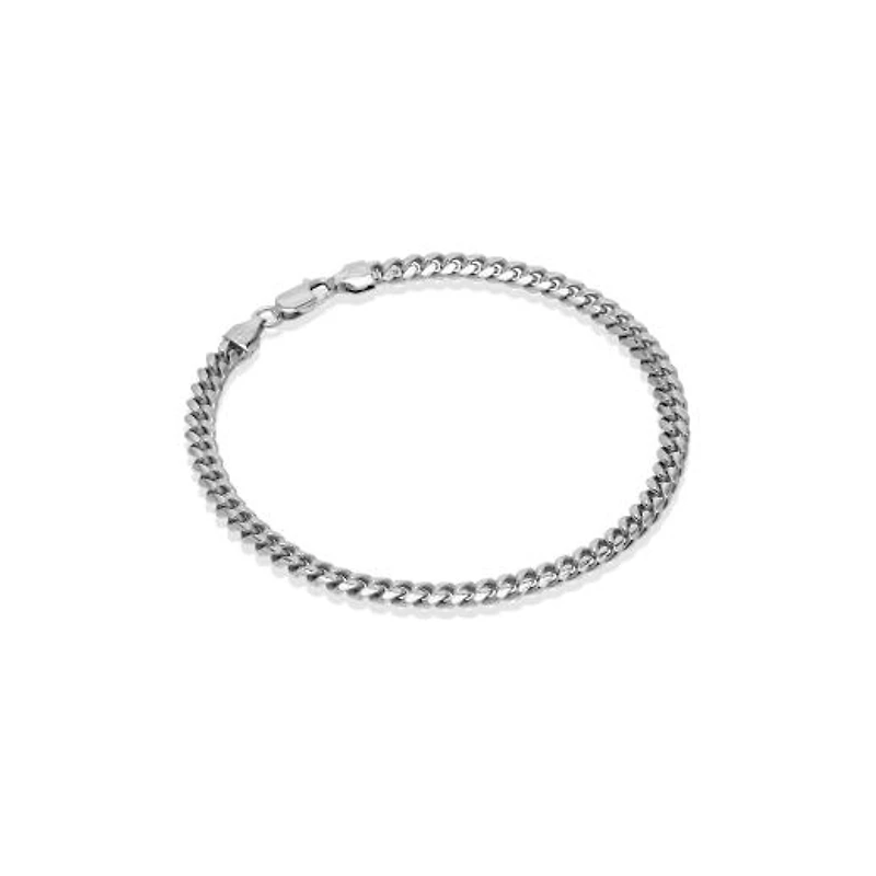 Sterling Silver 8.5" 4.9mm Miami Cuban Bracelet