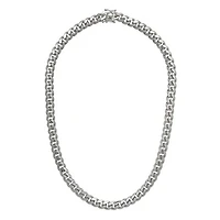 Sterling Silver 24" 8.4mm Miami Cuban Chain