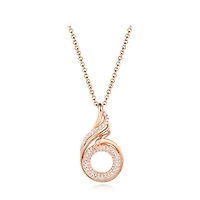 Sterling Silver Cubic Zirconia Phoenix Pendant