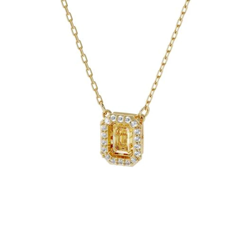 Swarovski Millenia Yellow Square Crystal Necklace