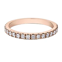Charmed By Richard Calder 14K Rose Gold 0.39CTW Diamond Wedding Band