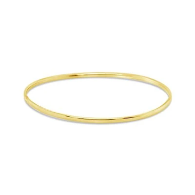 10K Yellow Gold 65mm High Polished Bangle