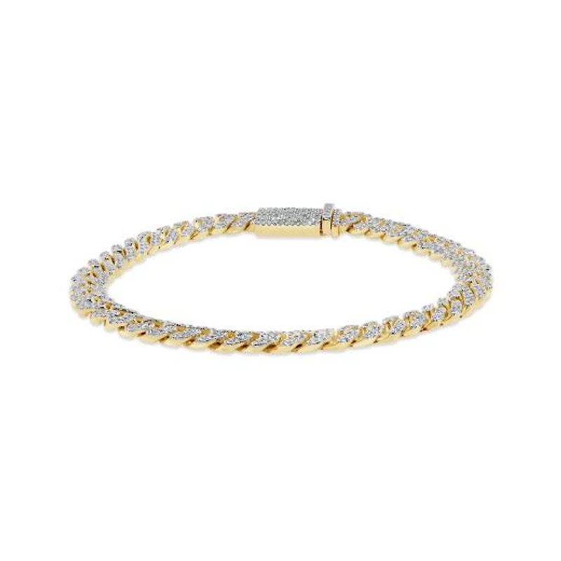10K Yellow Gold 2.25CTW Diamond Bracelet