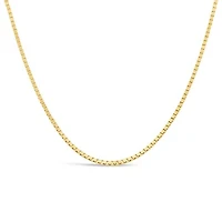 10K Yellow Gold 18" 1.3mm Box Chain