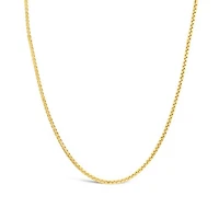 10K Yellow Gold 24" 0.90mm Box Link