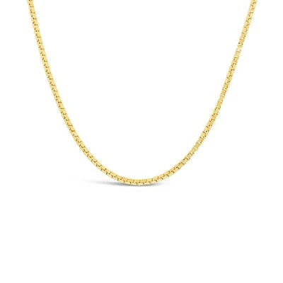 10K Yellow Gold 18" 0.9mm Box Chain