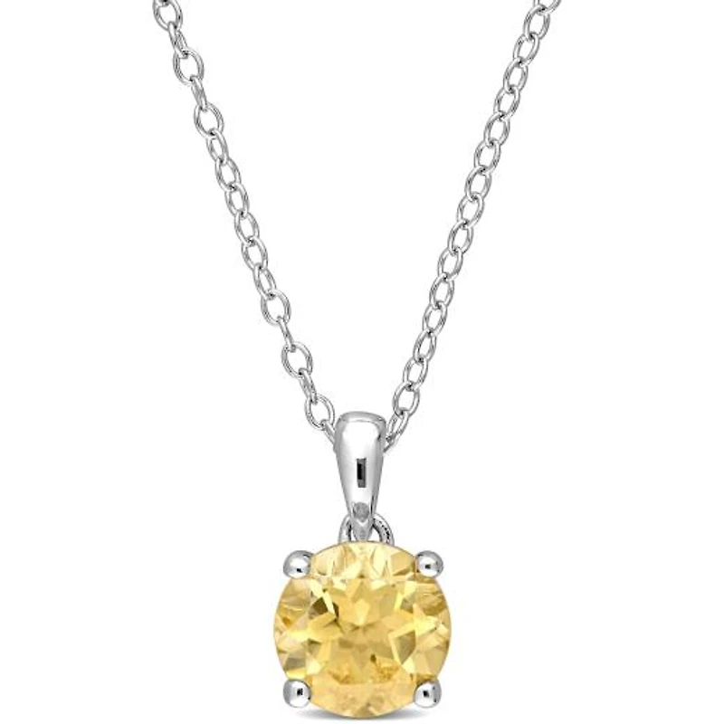 Julianna B Sterling Silver Citrine Necklace