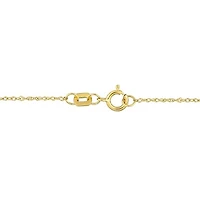 Julianna B 10K Yellow Gold Citrine & Diamond Necklace