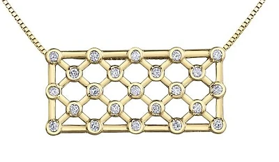 10K Yellow Gold 0.50CTW Diamond Pendant