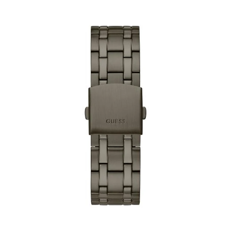 Guess Men's Grey Stainless Steel Multifunction Watch