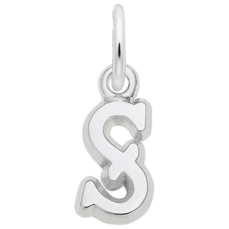 Sterling Silver Initial S Pendant