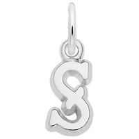 Sterling Silver Initial S Pendant