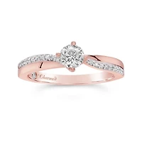 Charmed By Richard Calder 14K Rose Gold 0.58CTW Diamond Engagement Ring